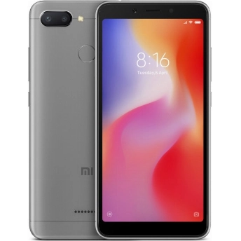 Смартфон Xiaomi Redmi 6, 4.64 ГБ, серый